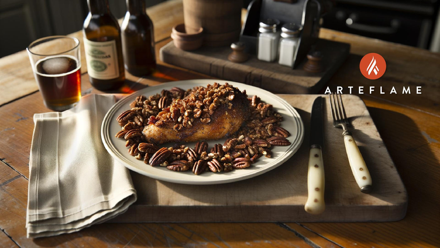 Arkansas Grilled Pecan-Crusted Chicken