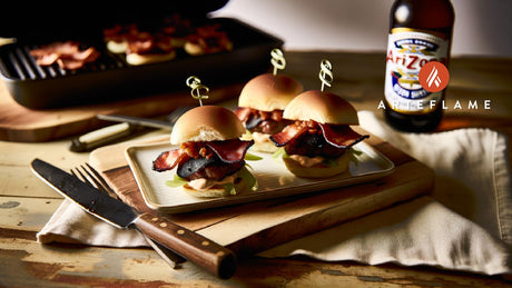 Arizona Bison Chorizo Grilled Sliders with Spicy Mayo