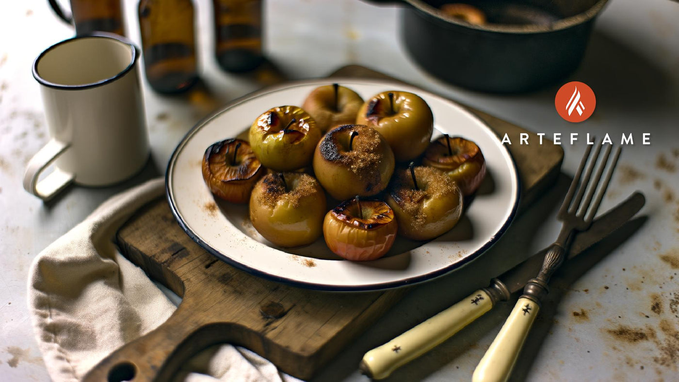 Fire-Roasted Pennsylvania Apples on the Grill