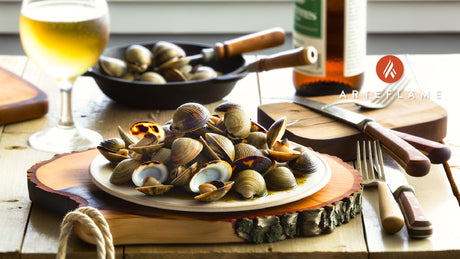 Massachusetts Shoreline Smoked Clams on the Arteflame