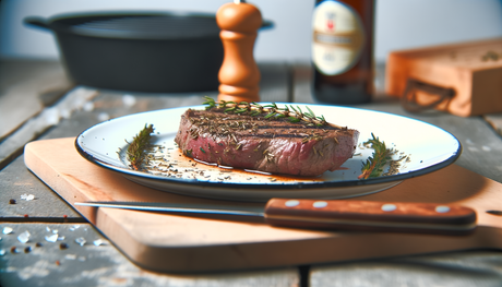 Belgian Herbed Venison Steak on Arteflame Grill