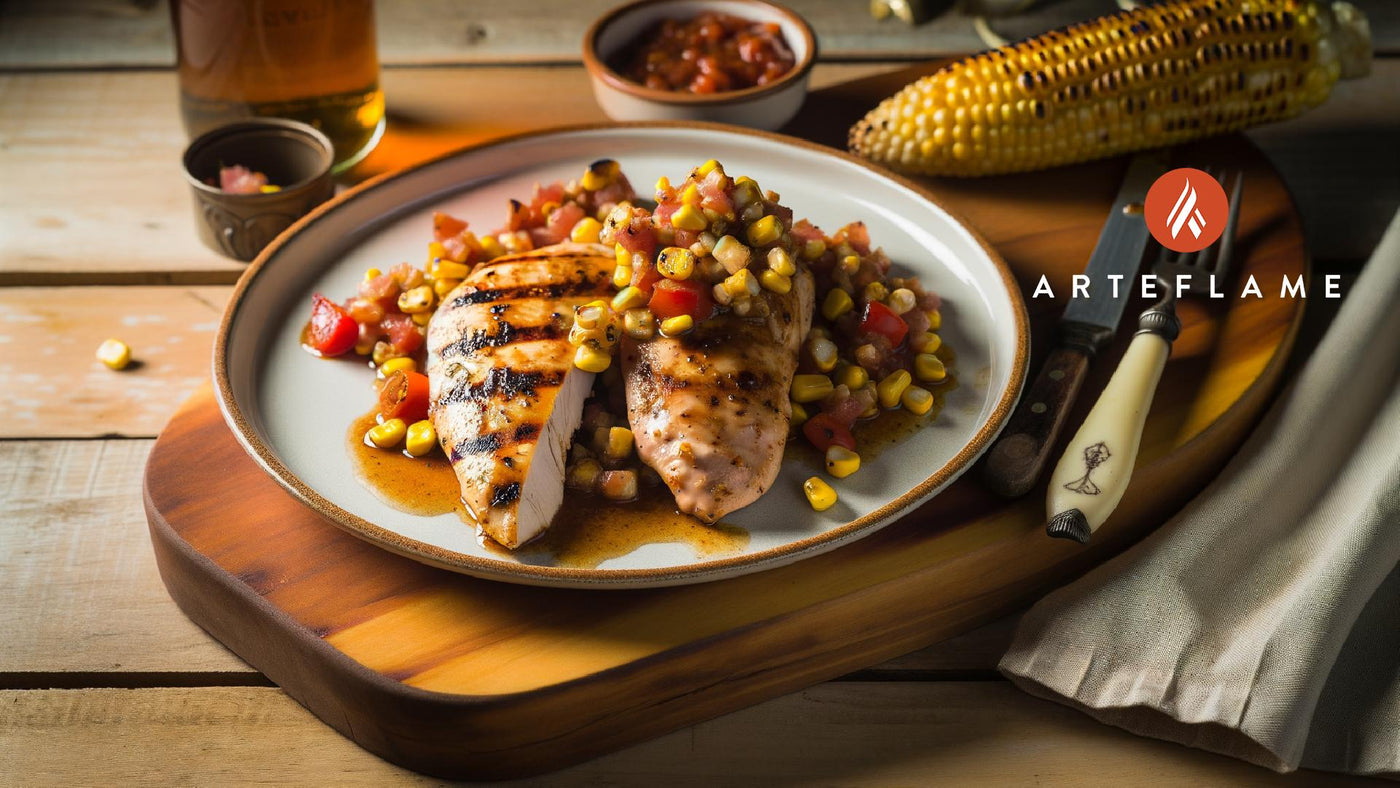 Arizona Southwest Grilled Chicken with Roasted Corn Salsa