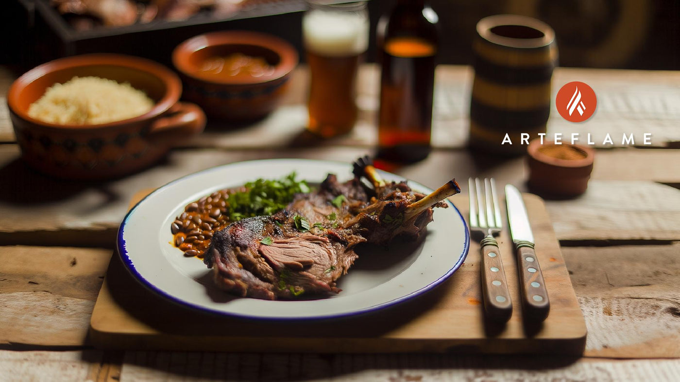 Mexican Grilled Barbacoa-Style Lamb on Arteflame