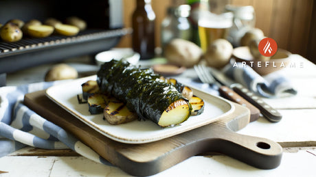 Maine Grilled Seaweed-Wrapped Potatoes