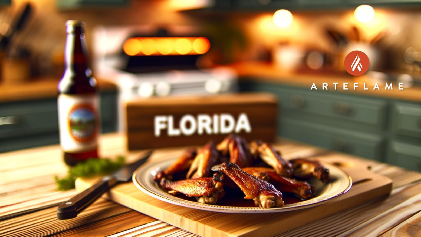 Hickory-Smoked Florida Turkey Wings on the Arteflame Grill