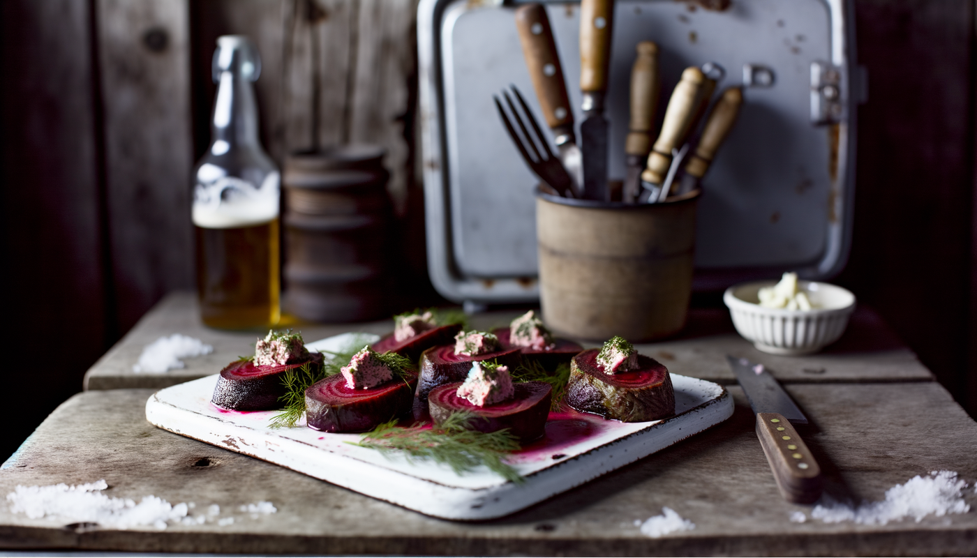 Danish Winter Beetroot Steaks with Horseradish