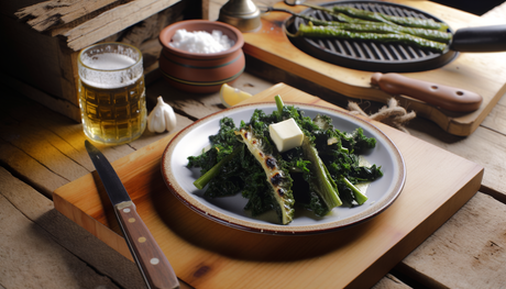 Albanian Grilled Kale and Spinach on Arteflame