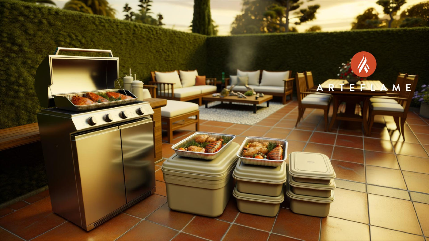 How do I store leftover grilled food?