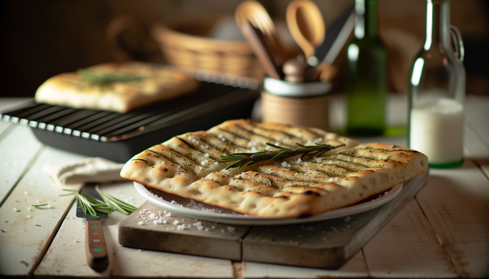 Grilled Italian Rosemary Focaccia on Arteflame