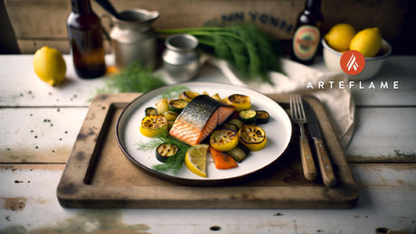 British Seared Salmon with Lemon and Dill