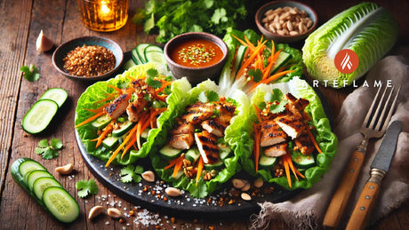 Arteflame Spice-Rubbed Chicken Lettuce Wraps Recipe