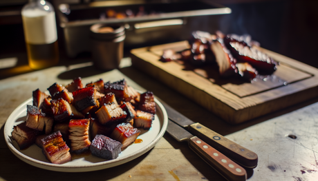 Alabama BBQ Pork Belly Burnt Ends on Arteflame