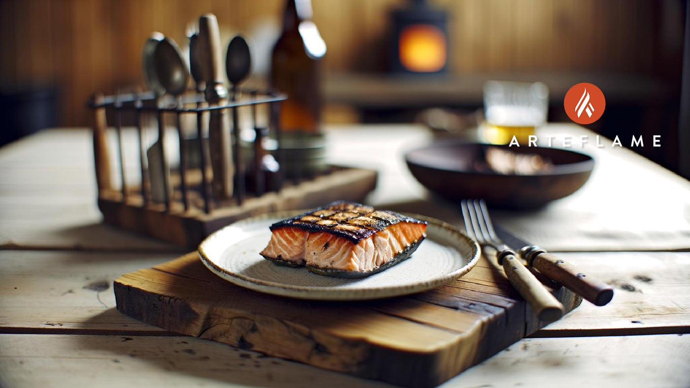 Finnish Wintertime Grilled Salmon on Arteflame