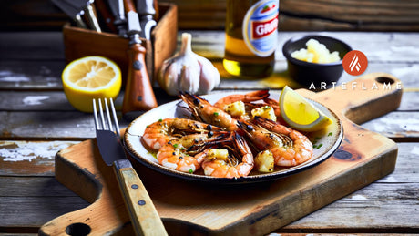 Portuguese-Style Grilled Shrimp on the Arteflame
