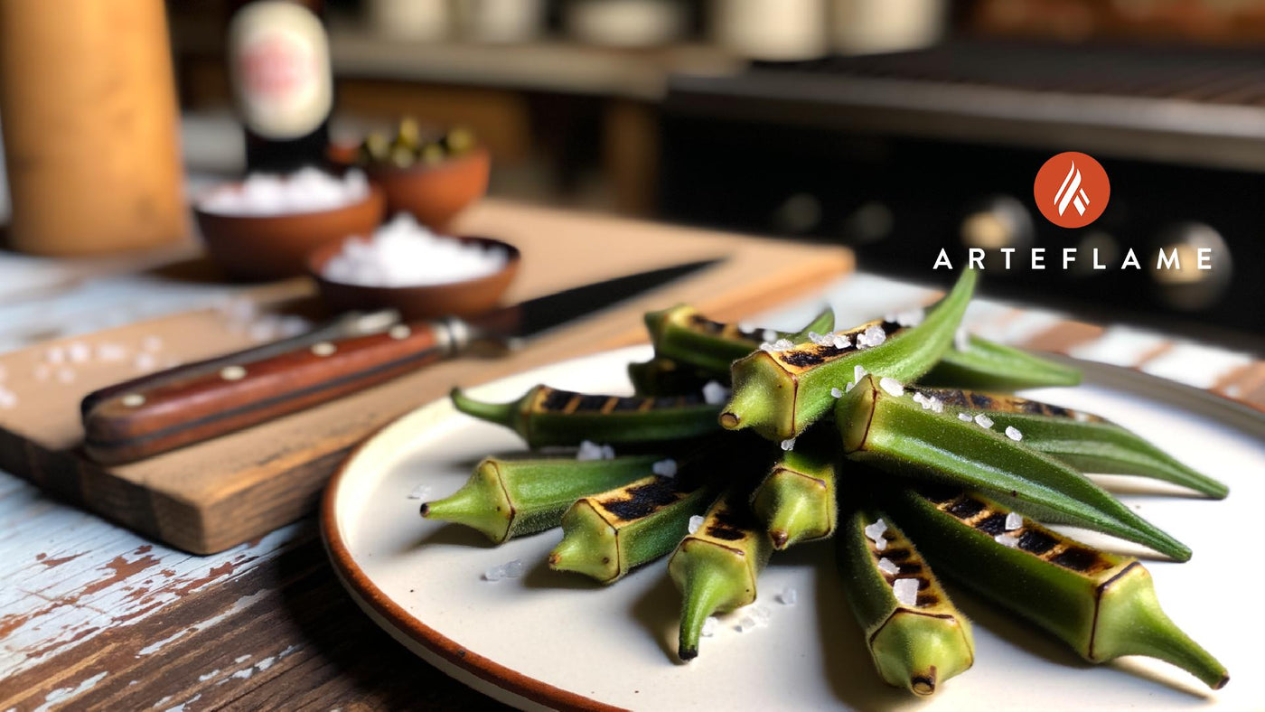 Grilled Okra with Sea Salt – South Carolina BBQ