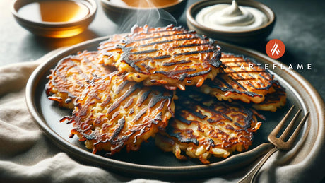 Grilled Latkes and Applesauce Recipe