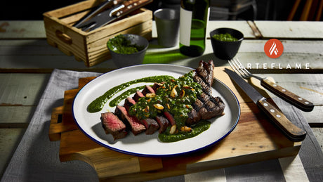 Grilled Hanger Steak with California Chimichurri