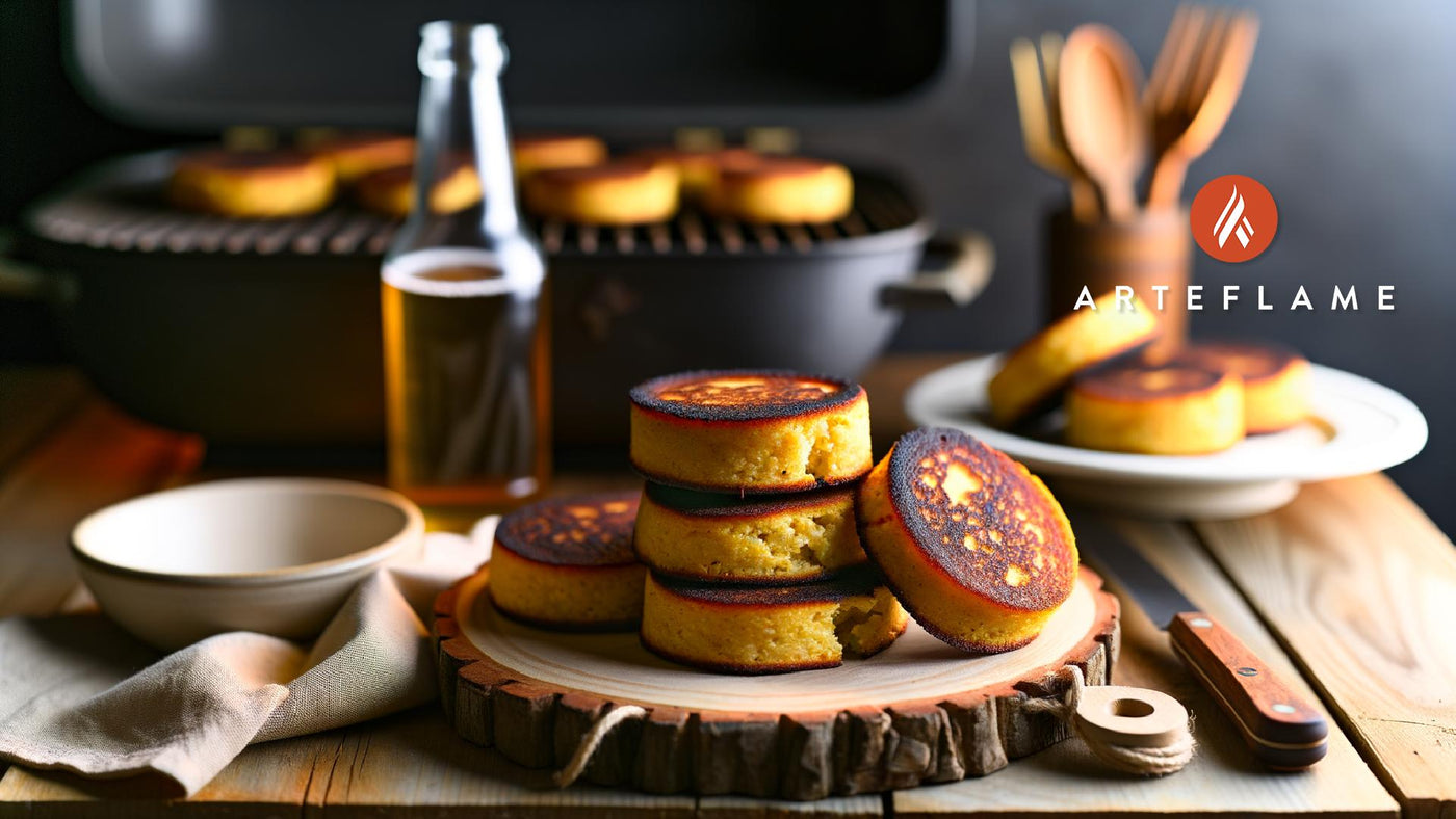 Alabama Grilled Cornbread Cakes