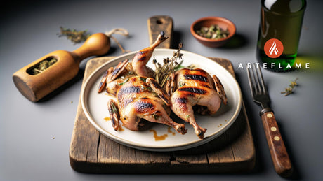 French Butterflied Grilled Quail with Herbs