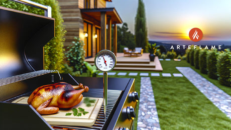 What temperature should grilled chicken reach?