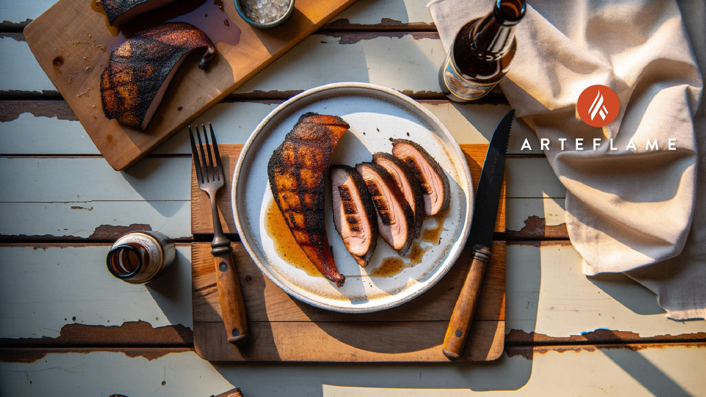 Louisiana Smoked Duck Breast on the Arteflame Grill