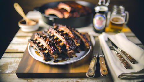 Italian Balsamic-Glazed Pork Ribs on the Arteflame Grill