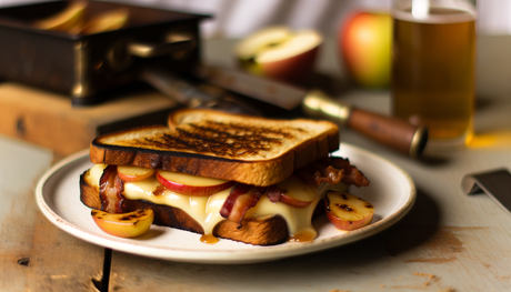 Caramelized Apple and Irish Bacon Grilled Cheese