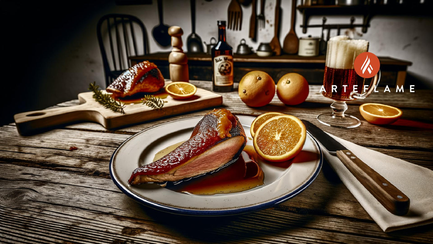 Austrian Winter Citrus Glazed Duck Breast on Arteflame