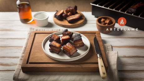 Kansas-Style Grilled Pork Belly Burnt Ends