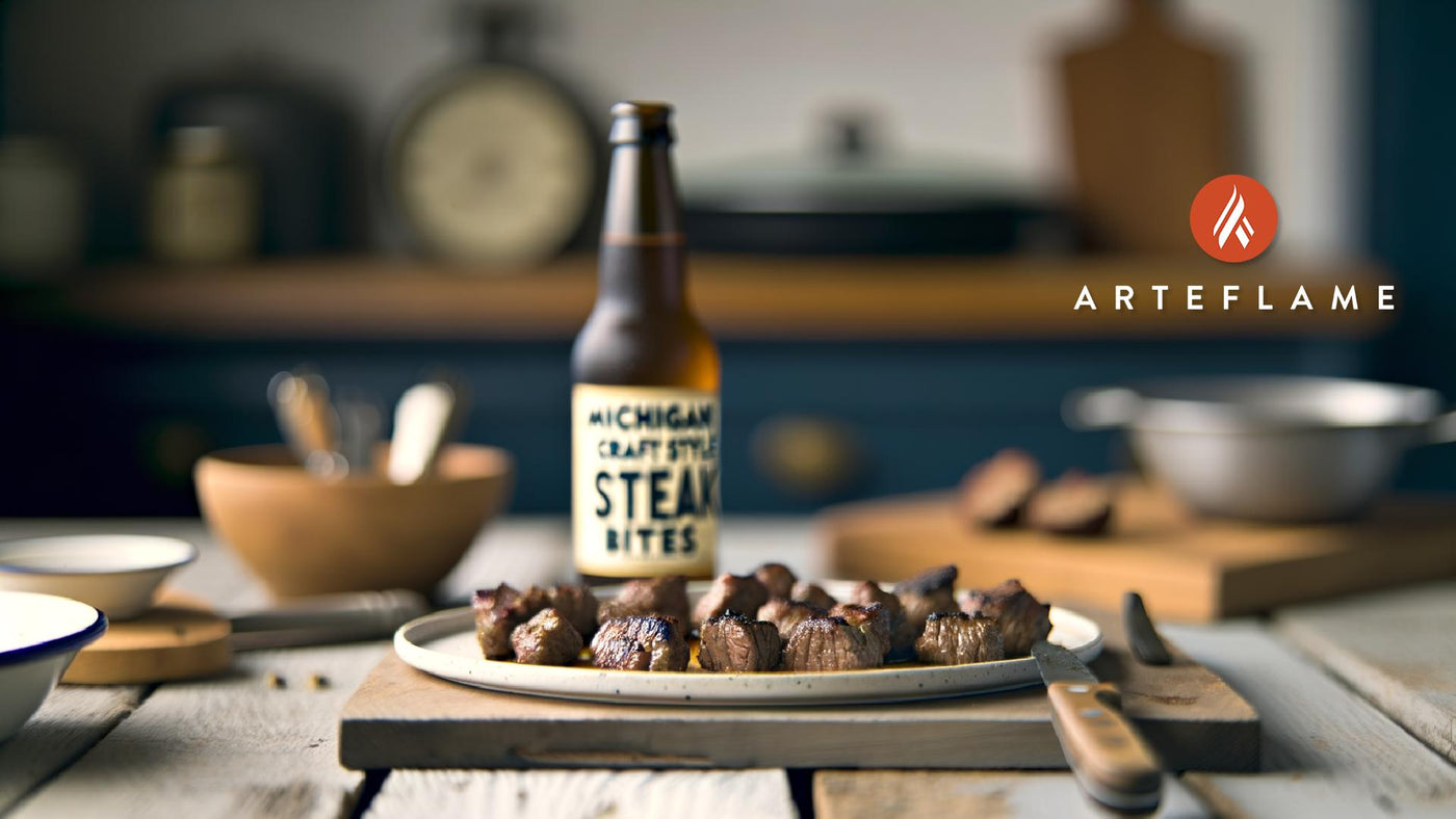 Michigan Craft Beer Marinated Detroit-Style Steak Bites