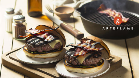 Grilled Applewood-Smoked Bacon Burgers - Connecticut Style
