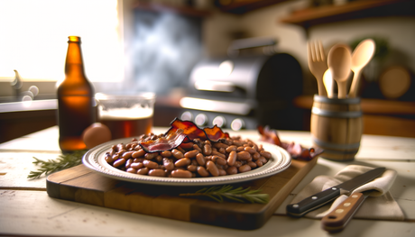 Delaware BBQ Pit Beans with Smoked Bacon