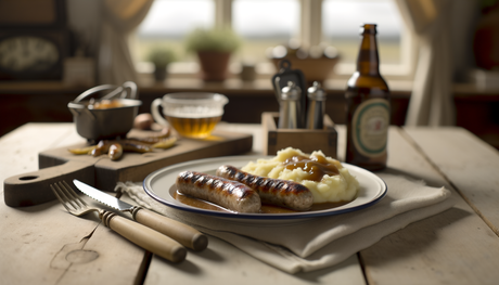 Smoky BBQ British Bangers and Mash on the Arteflame