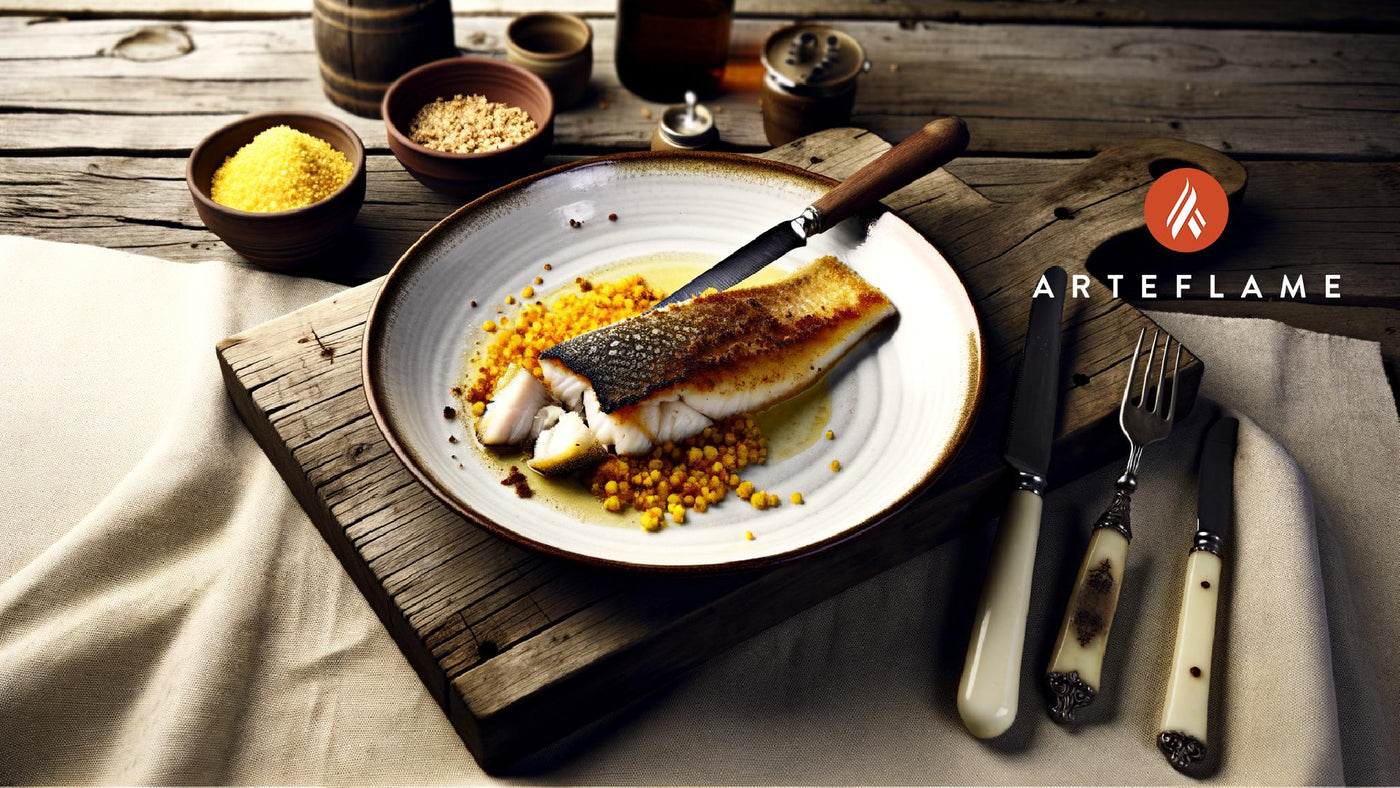 Swedish Grilled Haddock with Mustard Crust