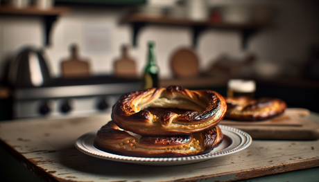 Grilled Danish Kringle Pastry on Arteflame