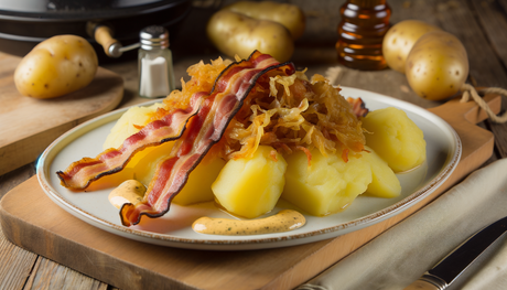 Dutch Zuurkool Grill Packet with Potatoes & Bacon