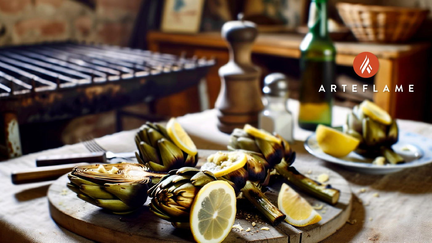 Greek Grilled Artichokes with Lemon and Butter