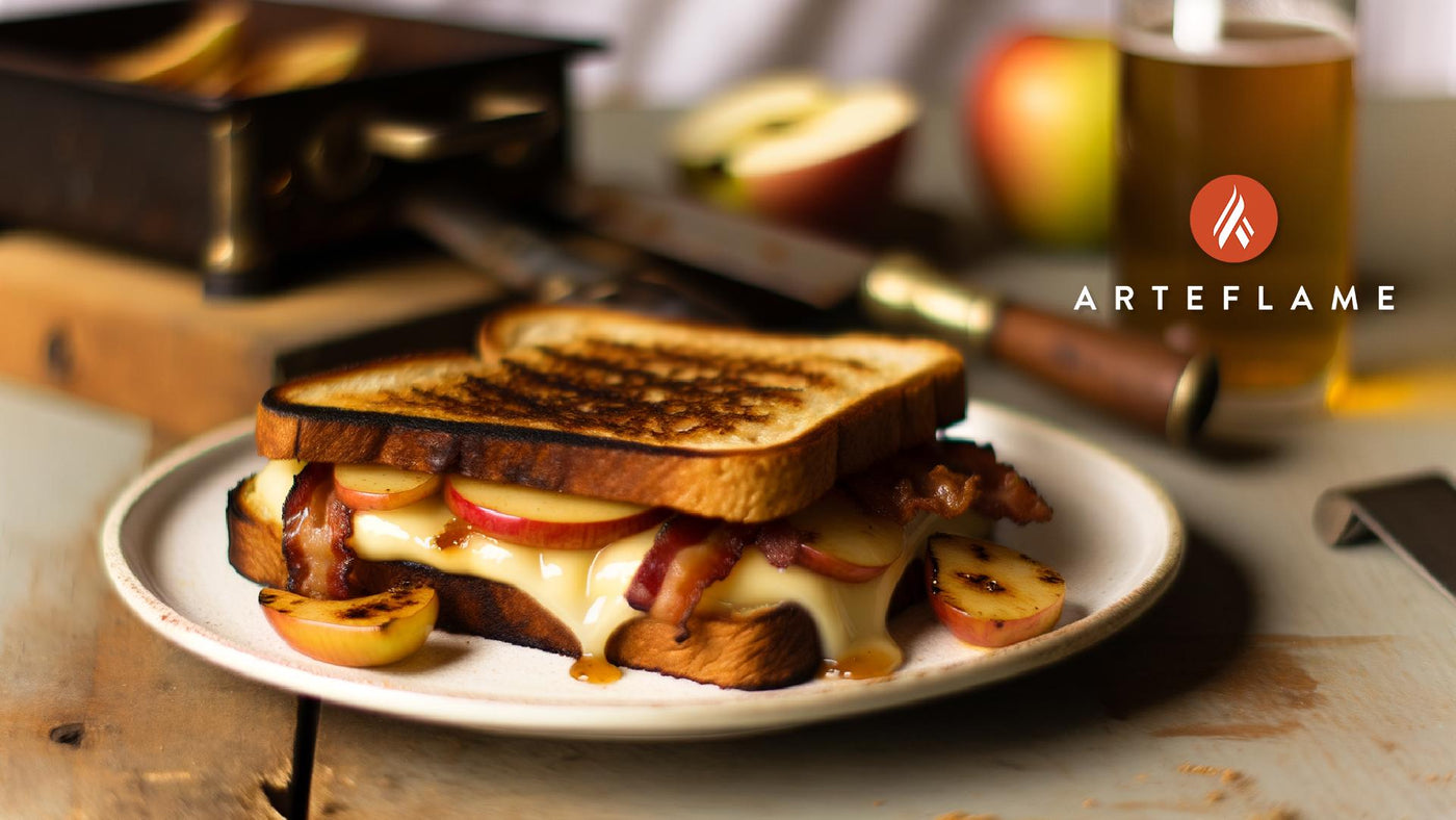 Caramelized Apple and Irish Bacon Grilled Cheese