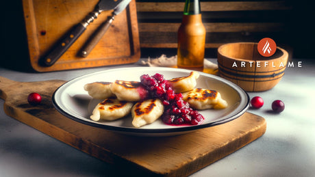 Austrian Grilled Semolina Dumplings with Cranberries