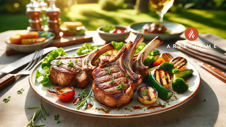 Grilled Lamb Chops Recipe on the Arteflame Grill