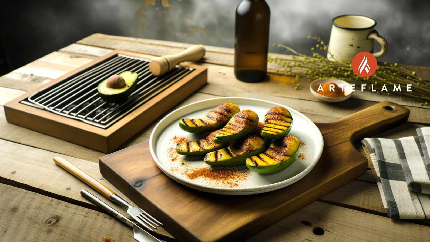 Korean Spiced Grilled Avocado on Arteflame Grill