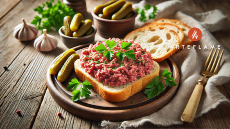 Filet Americain Recipe | Dutch Steak Tartare Bread Spread