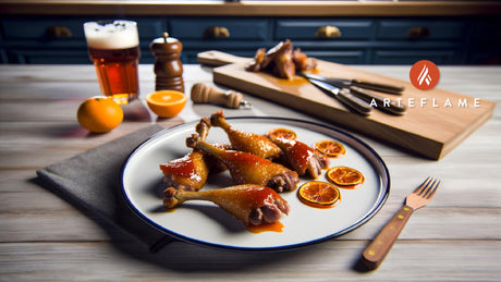 Belgian Grilled Duck Legs with Orange Glaze