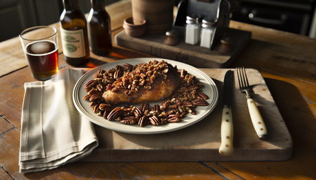 Arkansas Grilled Pecan-Crusted Chicken