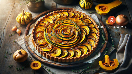 Squash and Caramelized Onion Tart