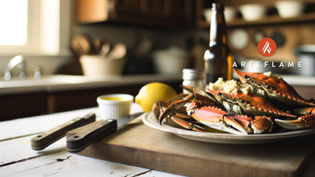 Maryland Grilled Soft-Shell Crabs with Lemon Butter