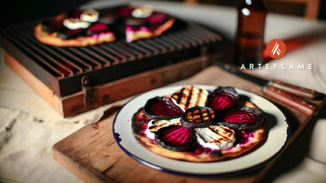 Polish Charred Beet and Goat Cheese Tart
