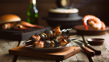 Smoky Irish Seafood Skewers on the Arteflame Grill