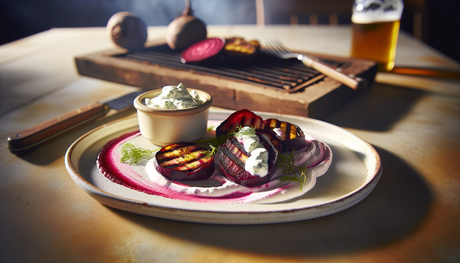 Swedish Grilled Beets with Horseradish Yogurt