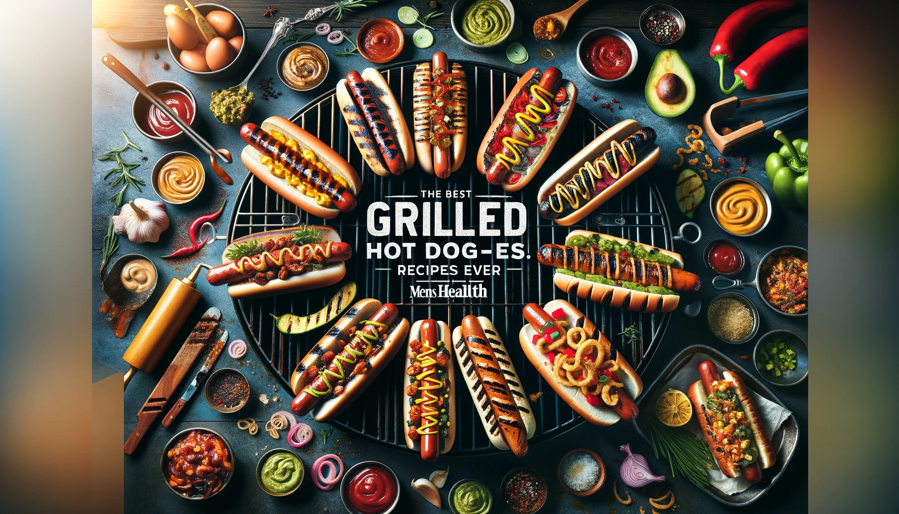 Best Grilled Hot Dogs Recipes Ever, featuring 9 different ways to grill the perfect hot dog, from juicy classics to unique BBQ twists